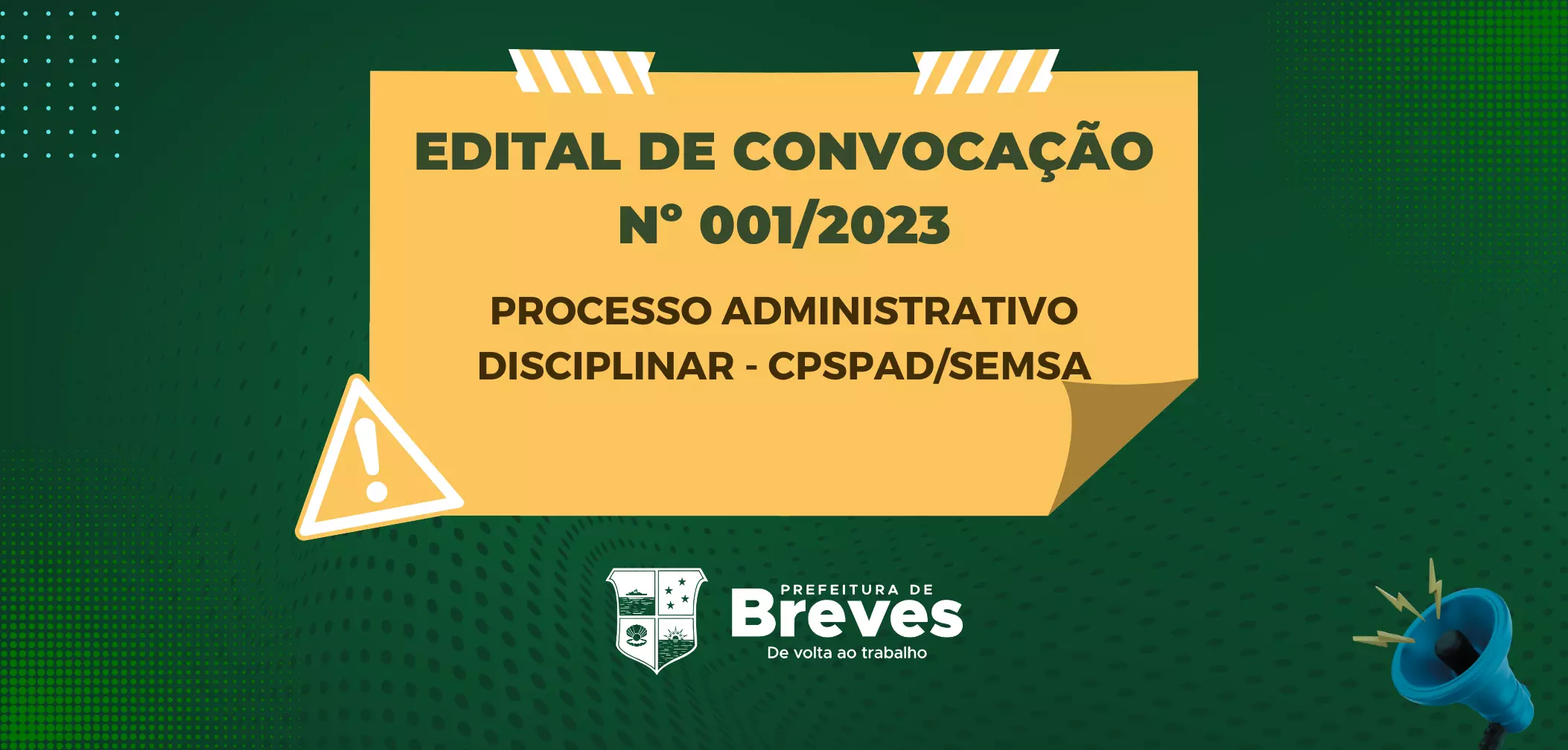 EDITAL DE CONVOCAÇÃO Nº 001/2023 – MANIFESTAÇÃO DE INTERESSE NA