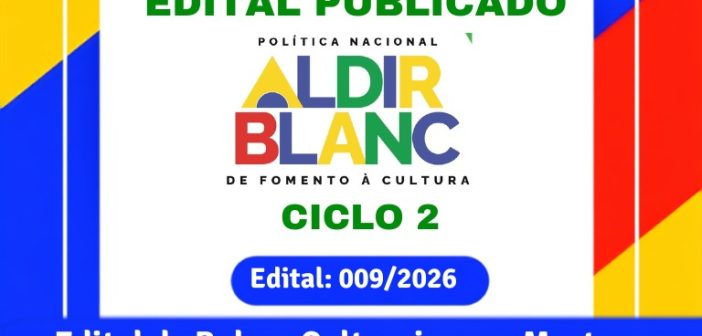 A Prefeitura Municipal de Breves, por meio da SECULTE, torna público o Edital 009/2026 para Concessão de Bolsas Culturais para Mestres e Mestras da Cultura Popular – PNAB Ciclo 2 (Lei n°. 14.399/2022).